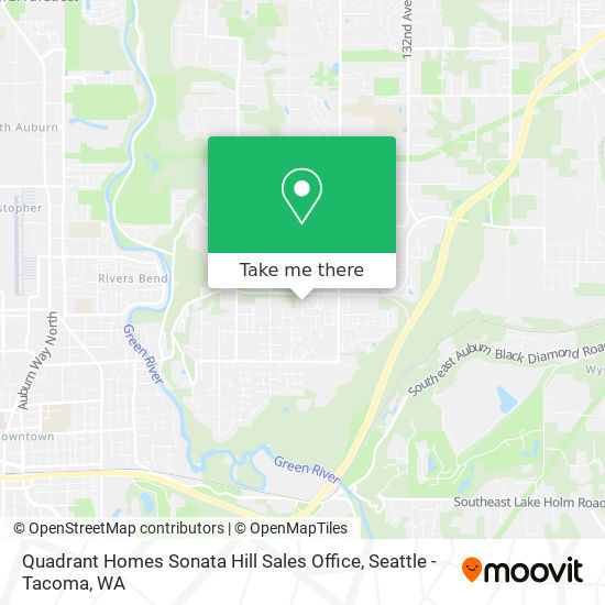 Mapa de Quadrant Homes Sonata Hill Sales Office