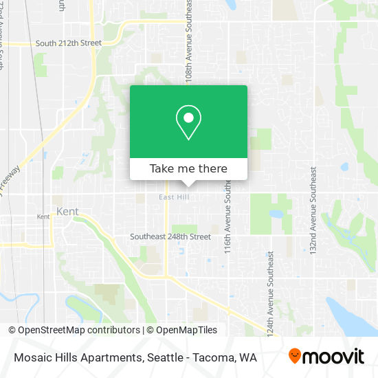 Mosaic Hills Apartments map