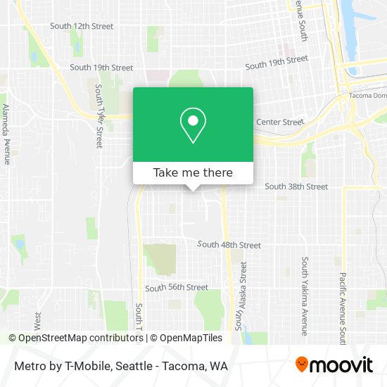 Mapa de Metro by T-Mobile
