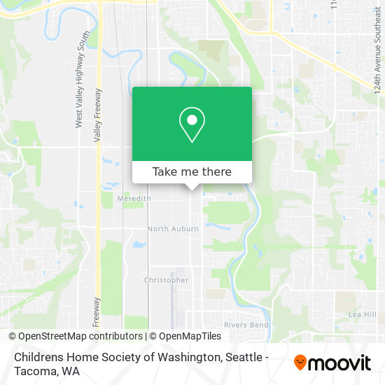 Childrens Home Society of Washington map