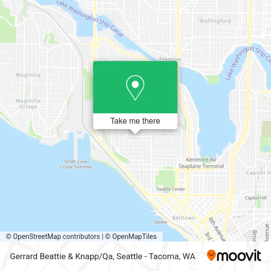 Mapa de Gerrard Beattie & Knapp/Qa