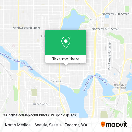 Norco Medical - Seattle map