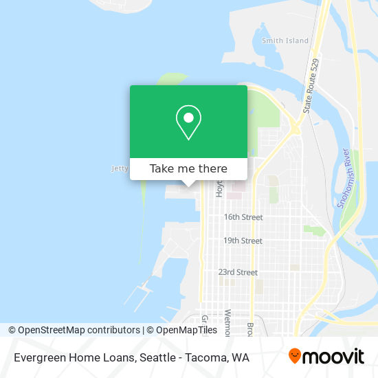 Evergreen Home Loans map