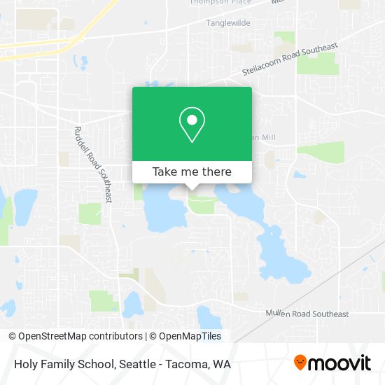 Holy Family School map