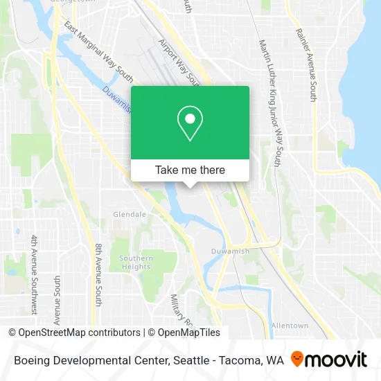 Mapa de Boeing Developmental Center