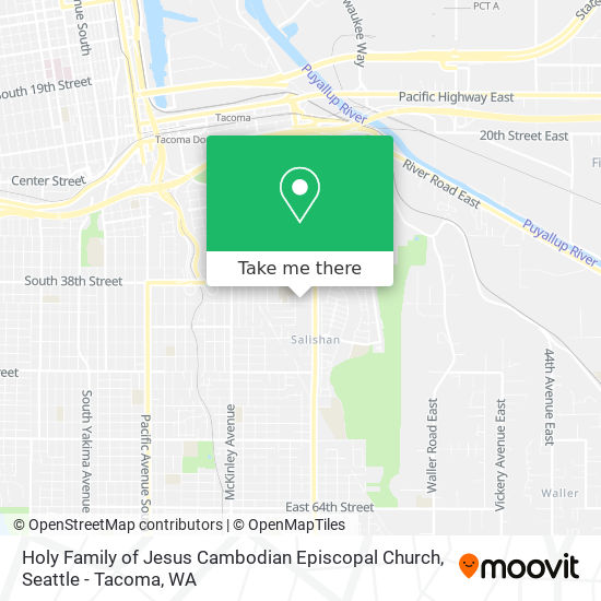 Holy Family of Jesus Cambodian Episcopal Church map