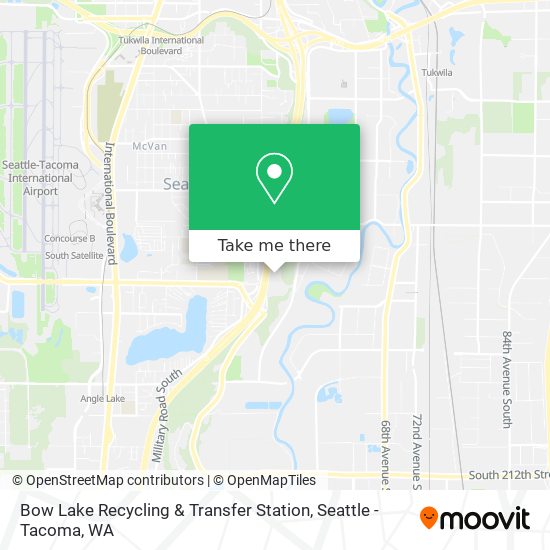 Mapa de Bow Lake Recycling & Transfer Station