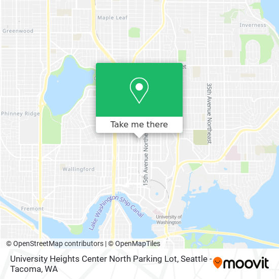 Mapa de University Heights Center North Parking Lot