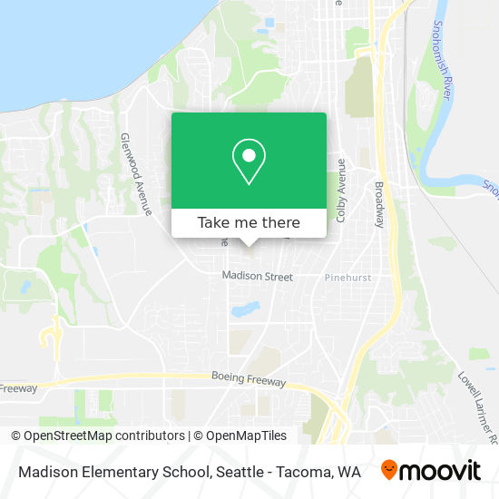 Madison Elementary School map