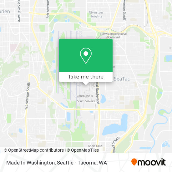 Mapa de Made In Washington