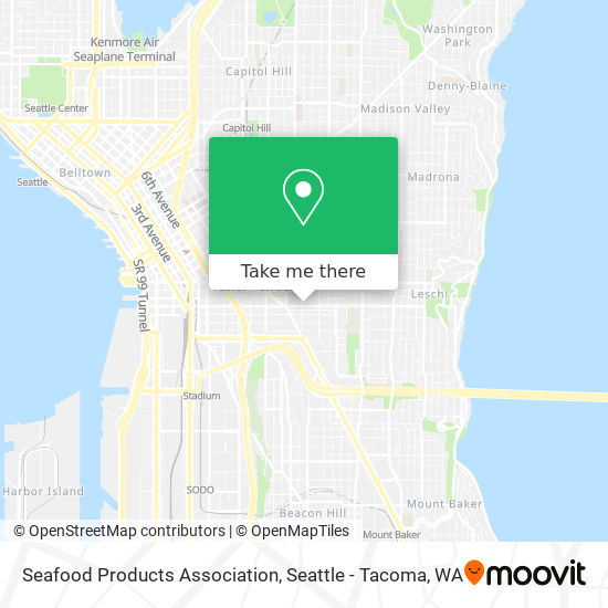 Seafood Products Association map