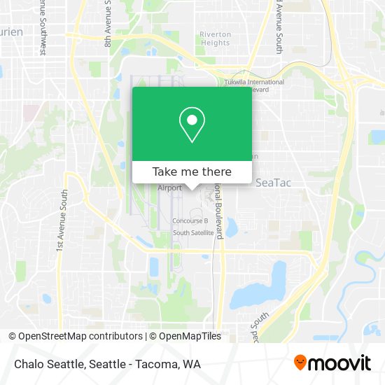 Mapa de Chalo Seattle