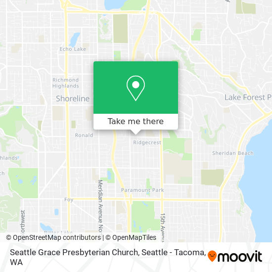 Seattle Grace Presbyterian Church map