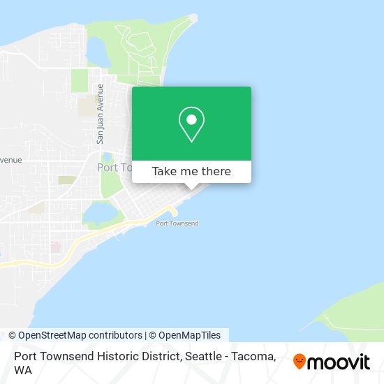 Mapa de Port Townsend Historic District