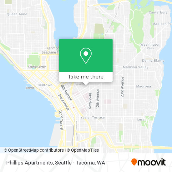 Mapa de Phillips Apartments