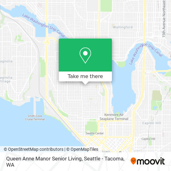 Queen Anne Manor Senior Living map