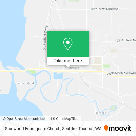 Mapa de Stanwood Foursquare Church