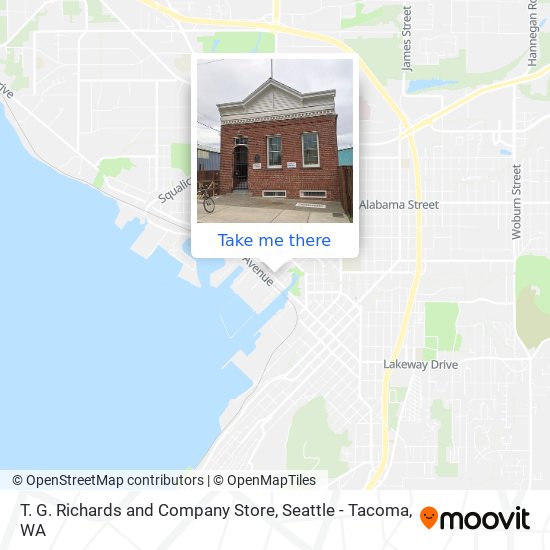 T. G. Richards and Company Store map