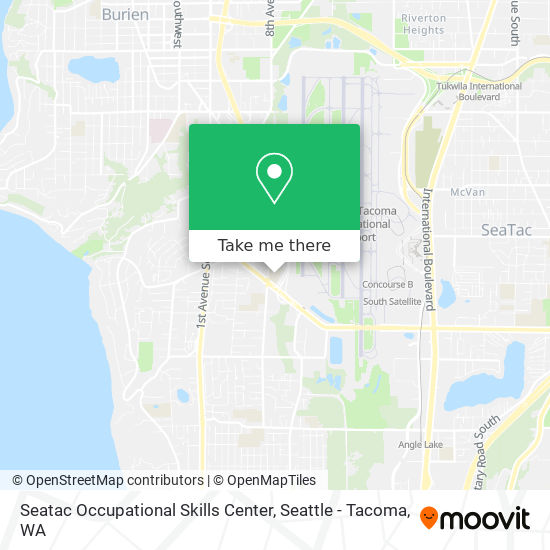 Seatac Occupational Skills Center map