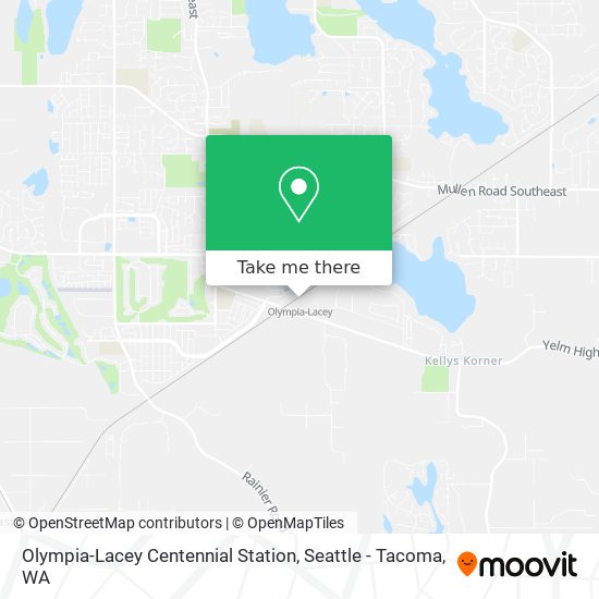 Olympia-Lacey Centennial Station map