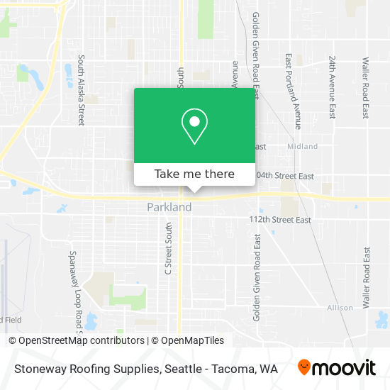 Stoneway Roofing Supplies map