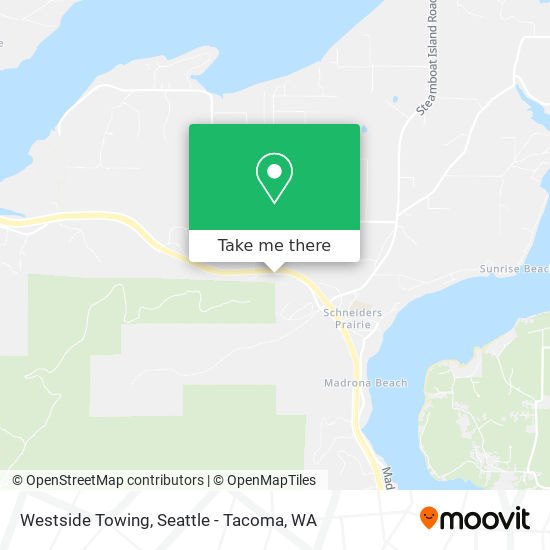 Westside Towing map