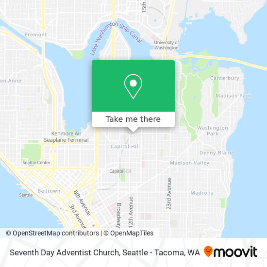 Seventh Day Adventist Church map