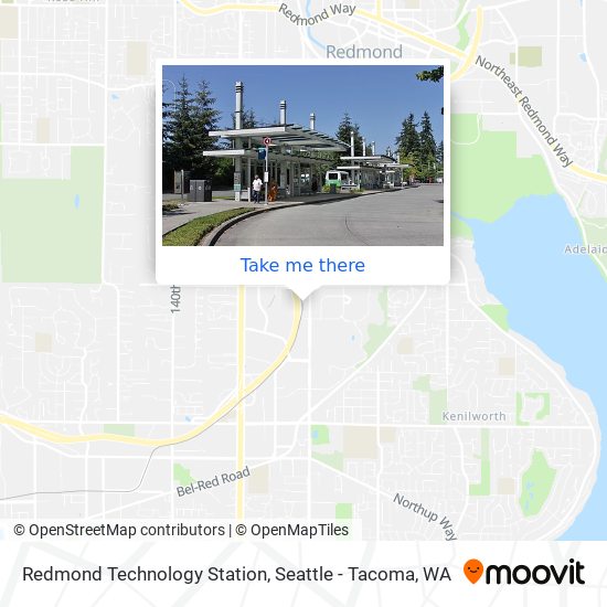 Redmond Technology Station map