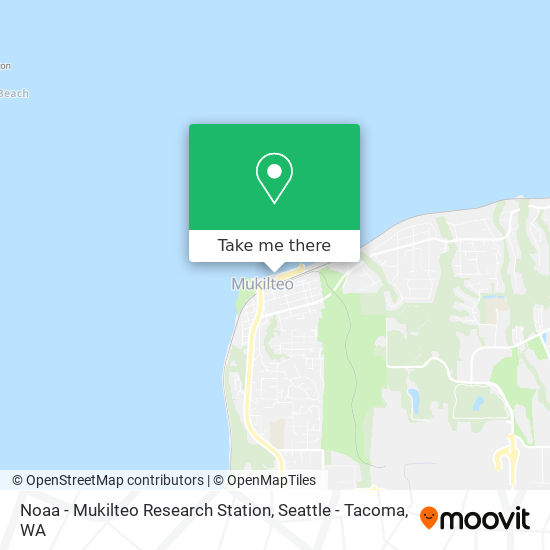 Noaa - Mukilteo Research Station map