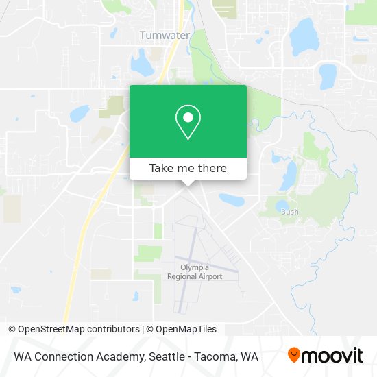 WA Connection Academy map