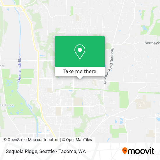 Sequoia Ridge map