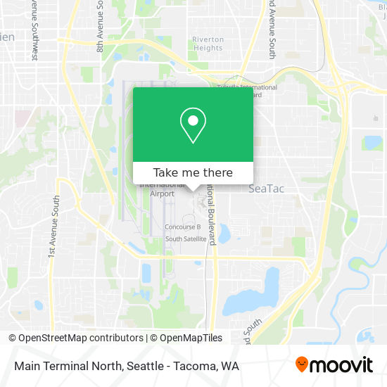 Main Terminal North map