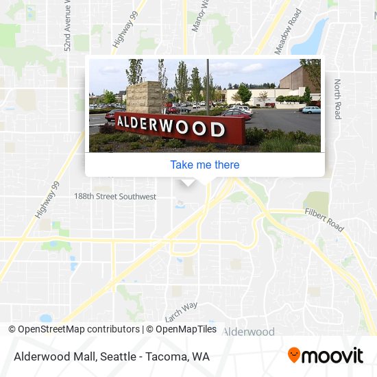 Map Of Alderwood Mall How To Get To Alderwood Mall In Lynnwood By Bus?