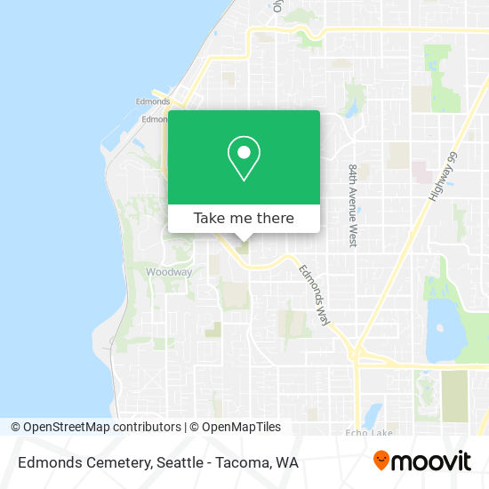 Edmonds Cemetery map