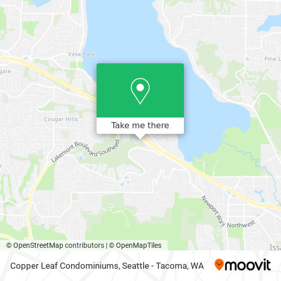 Mapa de Copper Leaf Condominiums