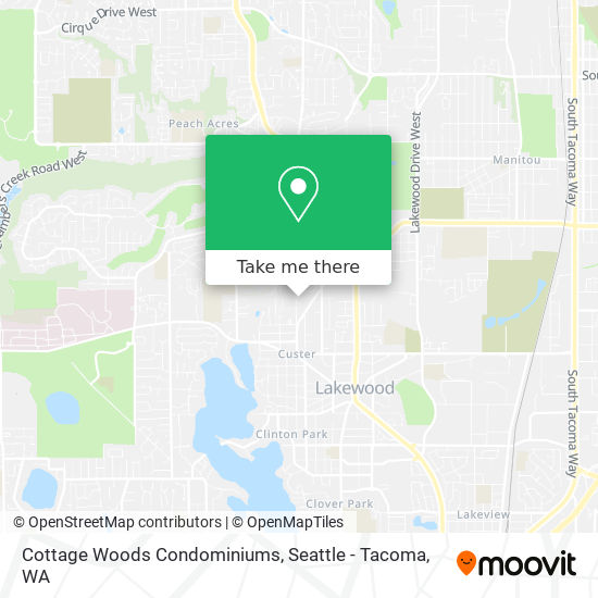 Cottage Woods Condominiums map