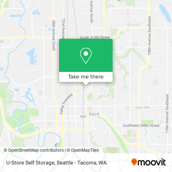 Mapa de U-Store Self Storage