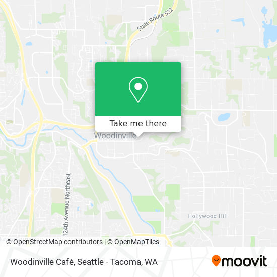 Woodinville Café map