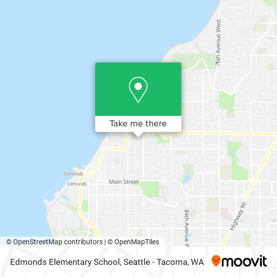Edmonds Elementary School map