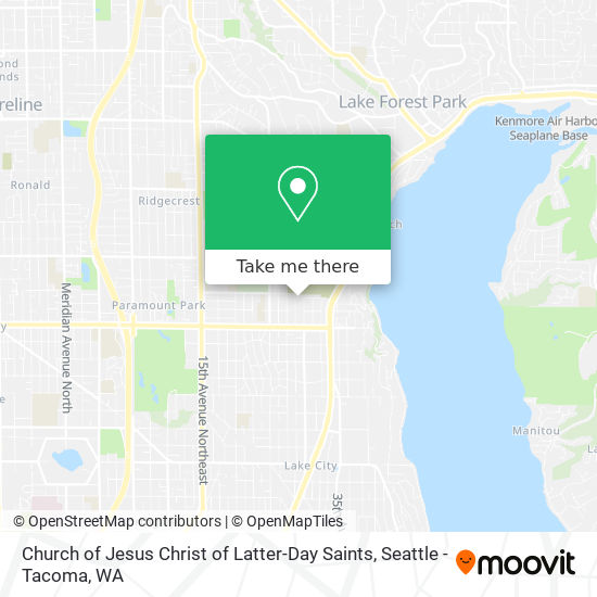 Church of Jesus Christ of Latter-Day Saints map