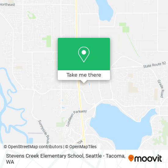 Mapa de Stevens Creek Elementary School