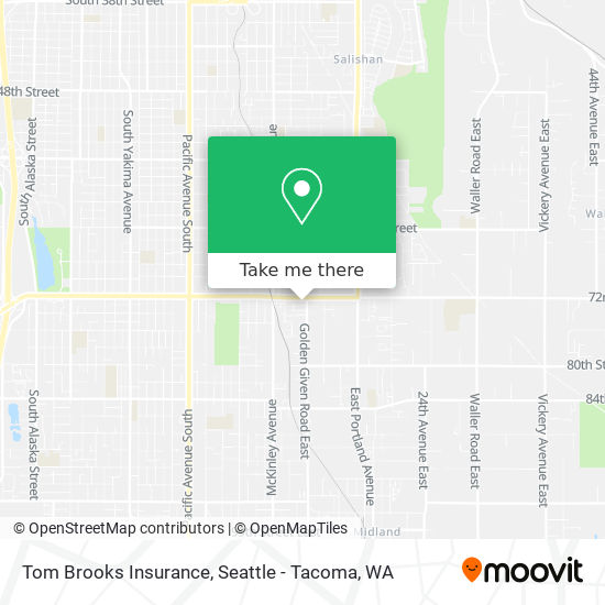 Mapa de Tom Brooks Insurance