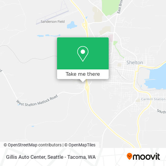 Mapa de Gillis Auto Center