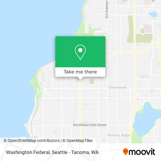 Mapa de Washington Federal