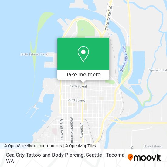 Sea City Tattoo and Body Piercing map