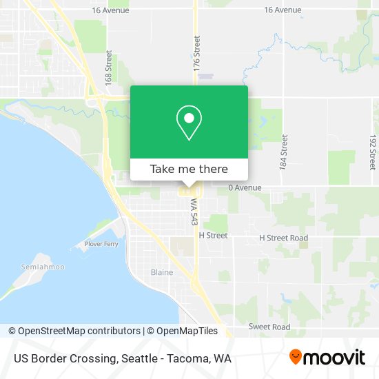 Mapa de US Border Crossing