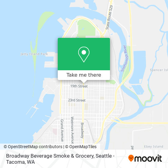 Broadway Beverage Smoke & Grocery map