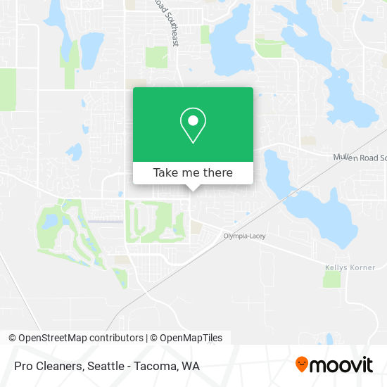 Pro Cleaners map
