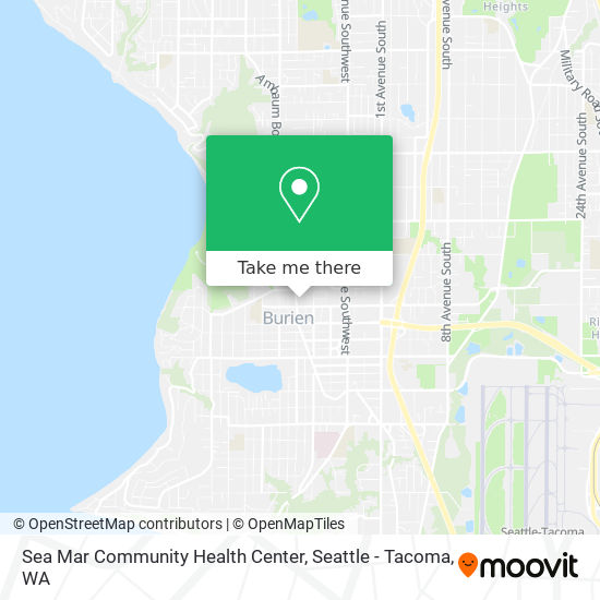 Mapa de Sea Mar Community Health Center