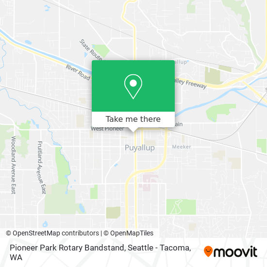 Pioneer Park Rotary Bandstand map